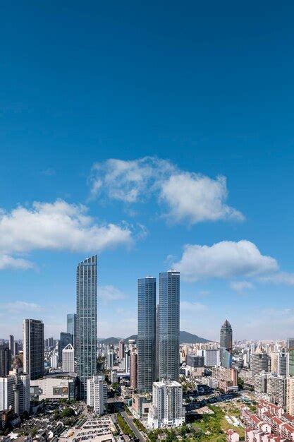 Premium Photo | Aerial photography wuxi city skyline