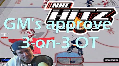 NHL Hitz - Gameplay 3-on-3 OT Party - YouTube