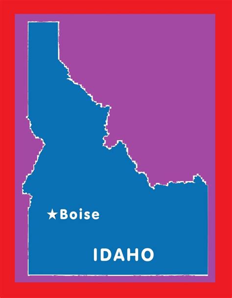 Idaho Transportation And Physical Map | Large Printable Map | WhatsAnswer