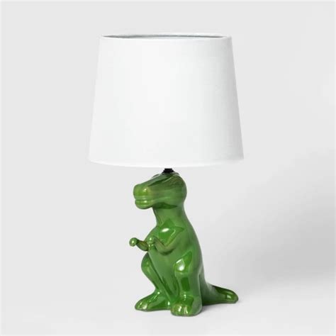 Dinosaur Kids' Table Lamp Green - Pillowfort™ : Target