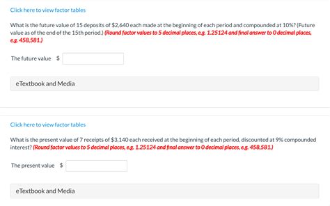 Solved Using the appropriate interest table, answer the | Chegg.com