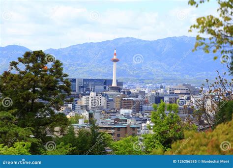 Kyoto Skyline and Kyoto Tower Stock Image - Image of kyoto, tower ...