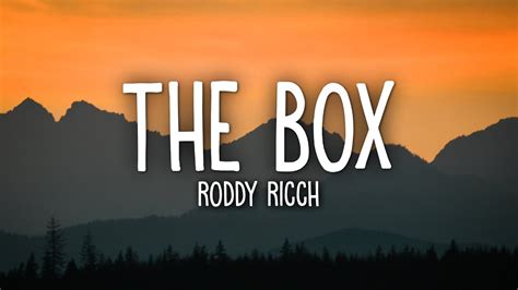 Roddy Ricch - The Box (Lyrics) - YouTube Music