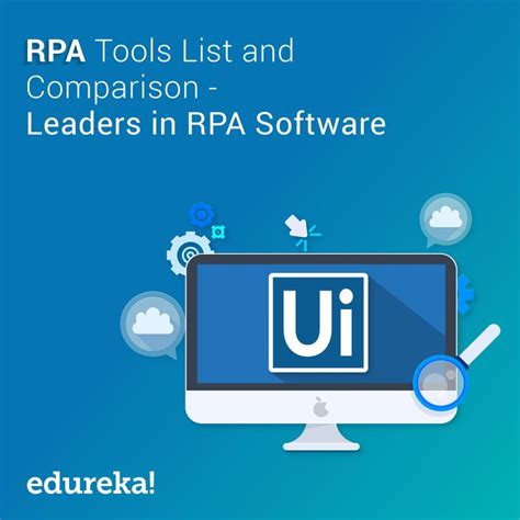 RPA Tools List and Comparison | Leaders in RPA Software | Edureka | List, Comparison, Software