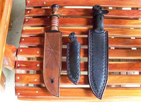 Handmade Custom Made Knife Sheath by Hubbard Leather | CustomMade.com