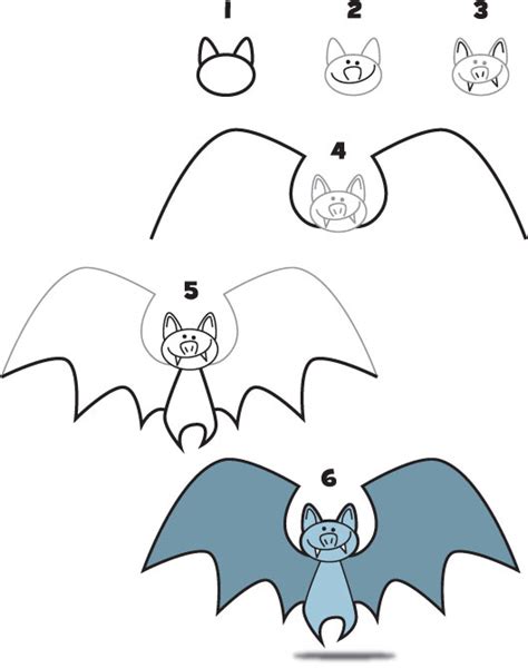 How To Draw a Bat | Kid Scoop