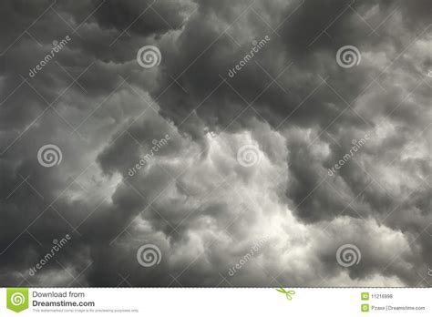 Gloomy Sky Preceding Storm With Dark Clouds Stock Photo - Image of blue ...