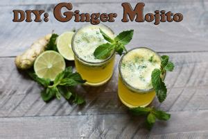 How To Make Cocktail: Ginger Mojito Pitcher At Home