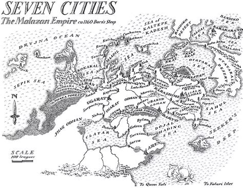 Seven Cities (Deadhouse Gates) | Malazan Maps