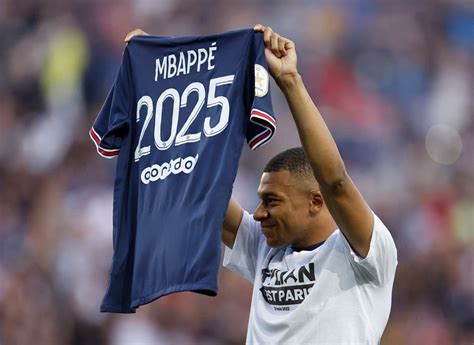 Kylian Mbappe signs new PSG contract until 2025 as French star turns ...