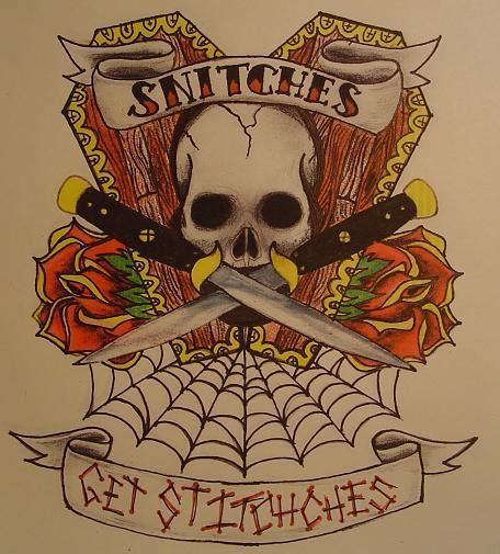 Snitches Get Stitches by rdurkee on DeviantArt