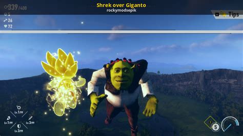 Shrek over Giganto [Sonic Frontiers] [Mods]