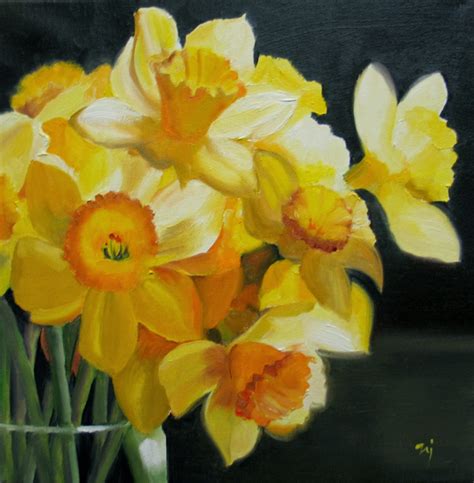 Nel's Everyday Painting: Daffodils Two - SOLD