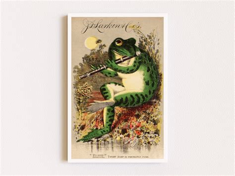 Downloadable Prints Frog Poster Cute Animal Prints - Etsy