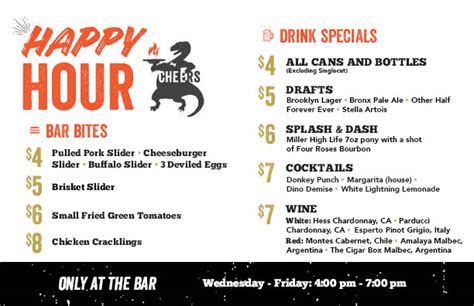 Dinosaur BBQ - Help us kick off our new Happy Hour at...