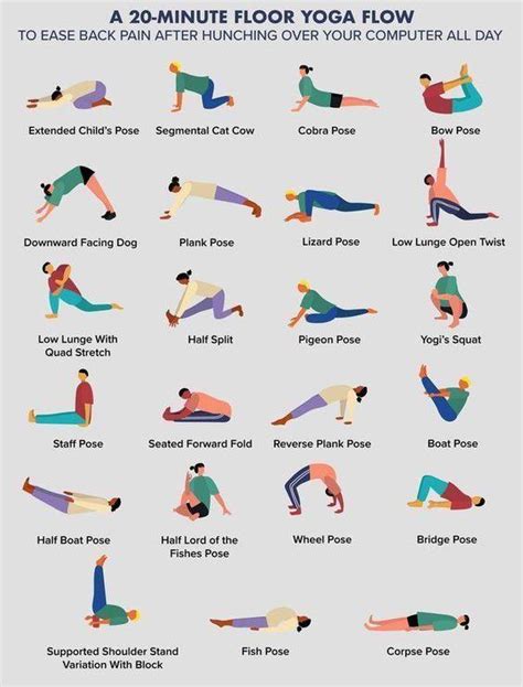 Easy Yoga Poses for Back Pain : r/coolguides