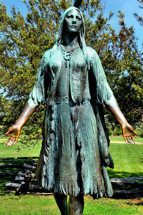 Pocahontas Statue at Historic Jamestowne, Virginia - Encircle Photos