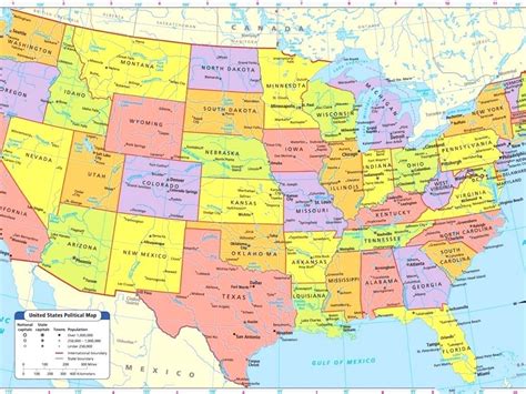 Usa States And Capitals Map | Large Print Map Of Usa - Printable US Maps