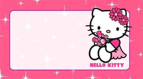 Hello Kitty School, Name Tag For School, Sonic Birthday Parties ...