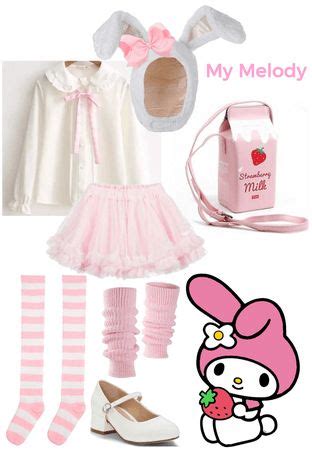 My Melody Little Outfit | ShopLook in 2024 | Hello kitty dress, My ...