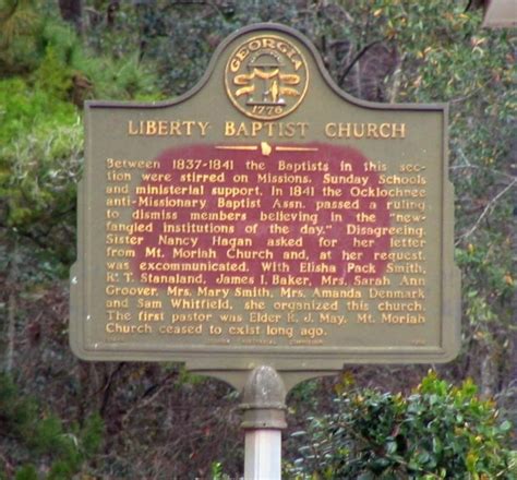 Liberty Baptist Church - Georgia Historical Society