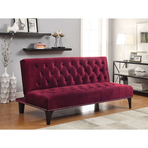 Traditional Style Sofa Bed, Red - Walmart.com