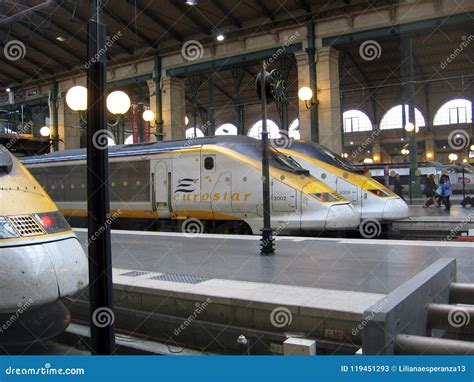 Eurostar at the Gare Du Nord Station Paris France Editorial Stock Photo ...