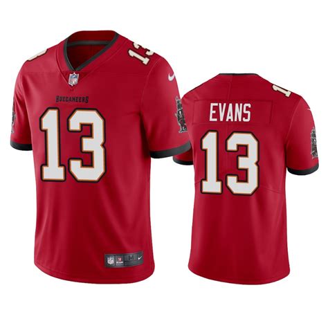 Men's Tampa Bay Buccaneers #13 Mike Evans 2020 Red Vapor Untouchable ...