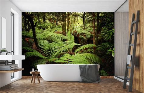 3D Tropical Rainforest 082 Wall Murals | AJ Wallpaper