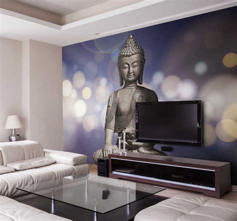 Buddha Statue Wall Mural - TenStickers