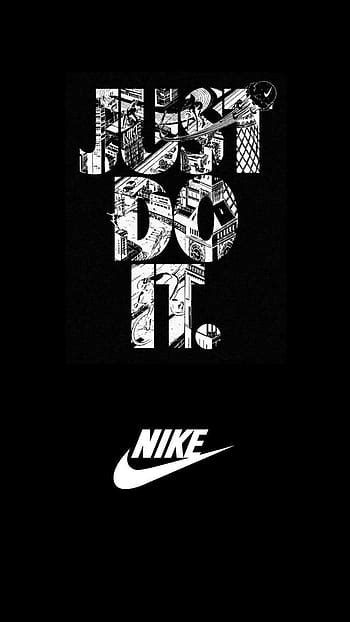 Black Nike Logo Wallpaper