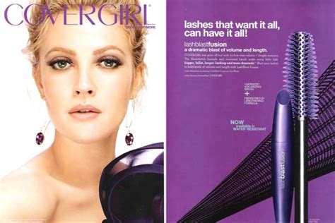 Drew Barrymore for CoverGirl - Celebrity Endorsements, Celebrity ...