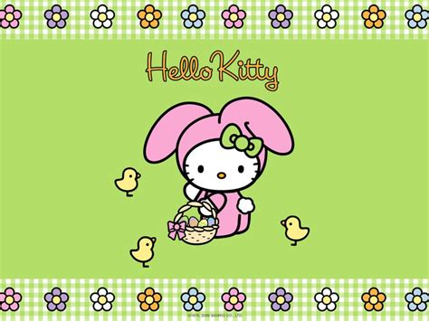 Hello Kitty Spring Wallpaper - WallpaperSafari