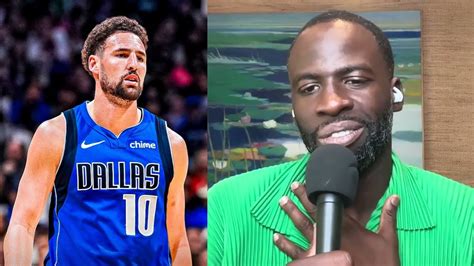 Draymond Green emotional reaction to Klay Thompson joining the Dallas ...