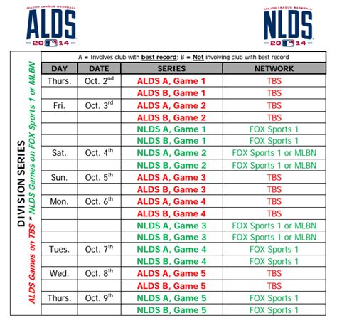 The MLB Postseason Schedule Is... Confusing - Bleed Cubbie Blue