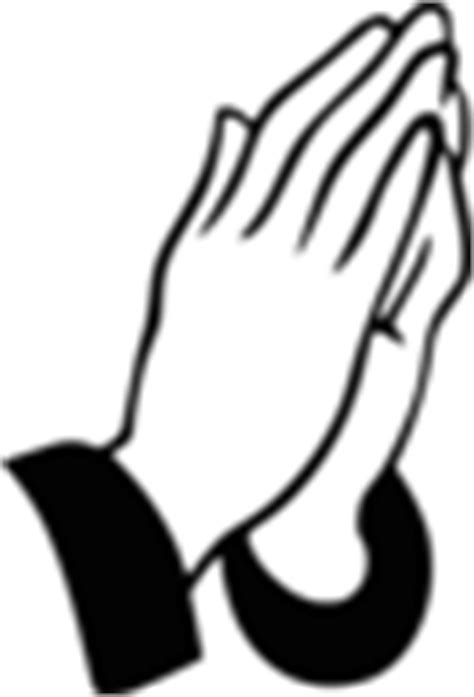 Praying Hands Black Clip Art at Clker.com - vector clip art online, royalty free & public domain