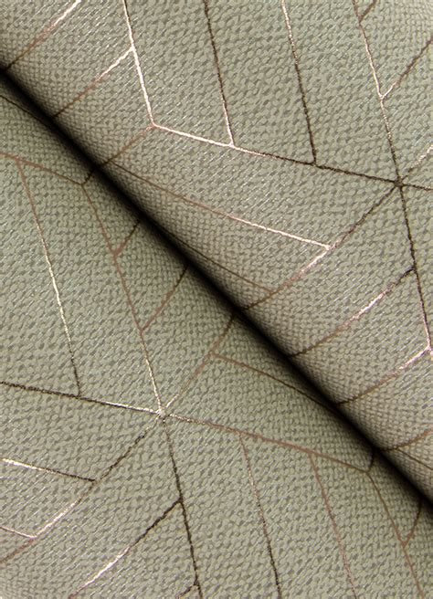 4105-86642 - Izarra Copper Geometric Block Wallpaper - by A-Street Prints