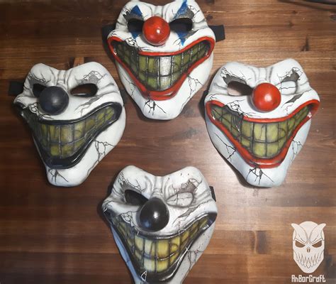 Sweet Tooth mask Twisted Metal Clown game mask Needles Kane | Etsy