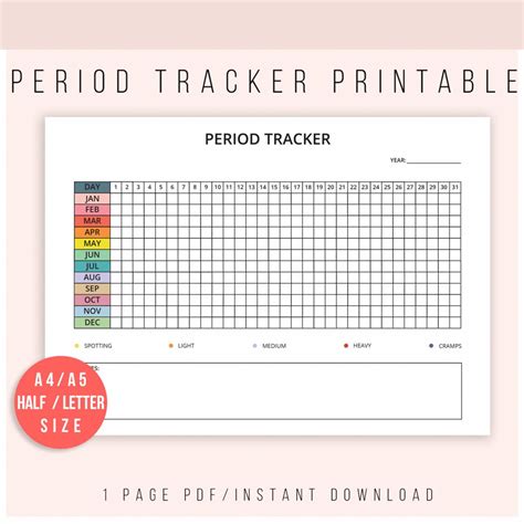 `printable Period Callendar Printable – Calendar Template 2023