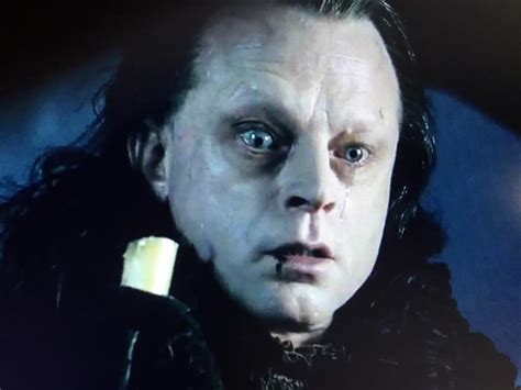 Just noticed that Grima Wormtongue shed a tear when Saruman said that they will kill all Rohans ...