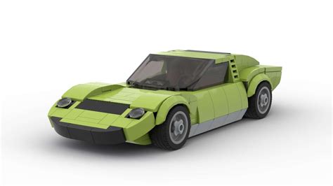 LEGO MOC 1966 Lamborghini Miura P400 lime by SFH_Bricks | Rebrickable ...