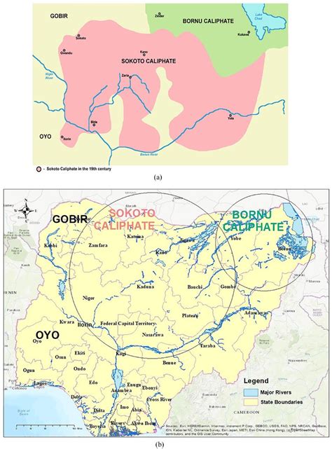 Sokoto Caliphate Map