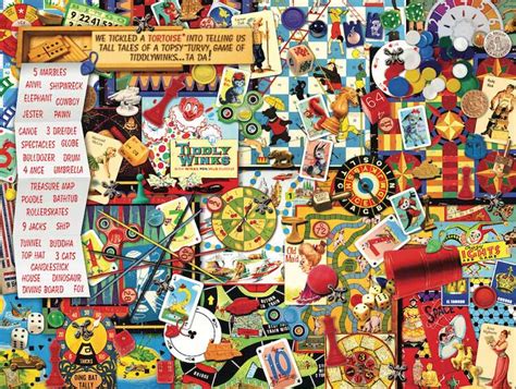 Seek & Find Game Night, 500 Pieces, Hart Puzzles | Puzzle Warehouse