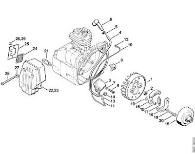 Stihl 038 Magnum Parts Diagram