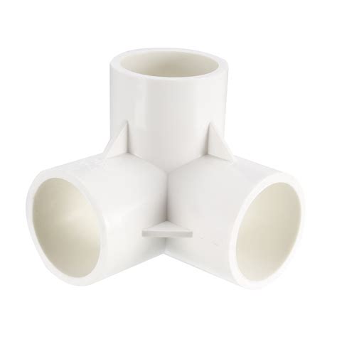 3 Way Elbow PVC Pipe Fitting,Furniture Grade,1-inch Size Tee Corner ...