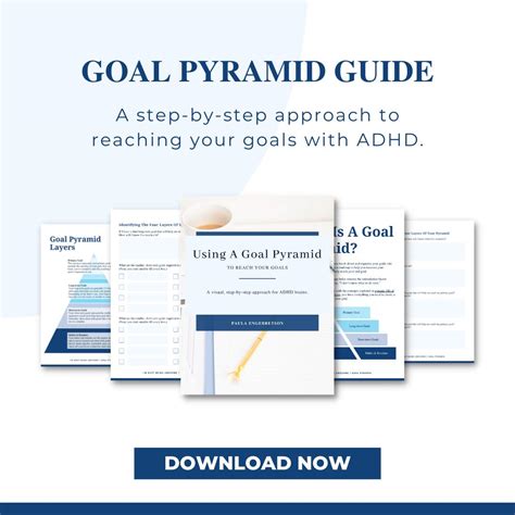 Goal Pyramid PDF Printable - I'm Busy Being Awesome