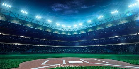 Stadium at Night Wallpaper Wall Mural by Magic Murals