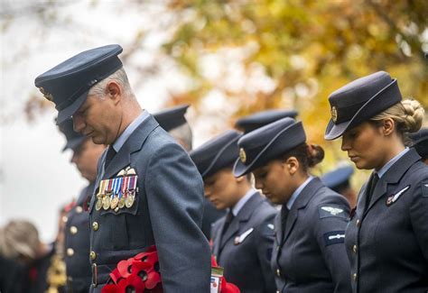 RAF Welford holds private Remembrance ceremony