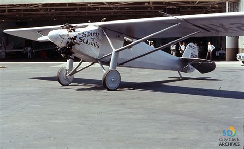 Spirit 2, 1967 Replica of the Spirit of St. Louis at Lindbergh Field ...