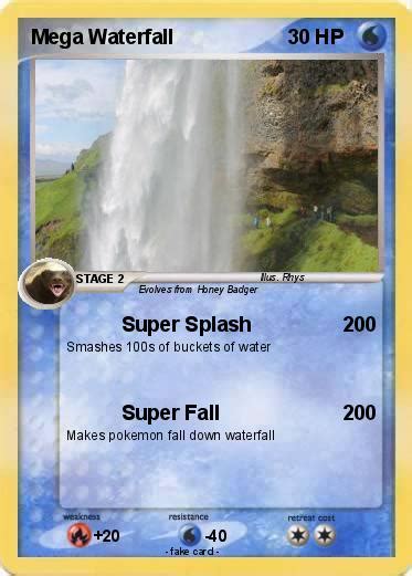 Pokémon Mega Waterfall - Super Splash - My Pokemon Card